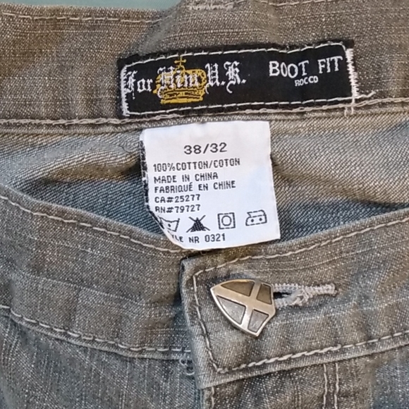 38" 30" For Him, U.K. boot fit, Rocco jeans - Picture 3 of 4